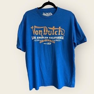 Von Dutch  T-shirt Blue Size XL